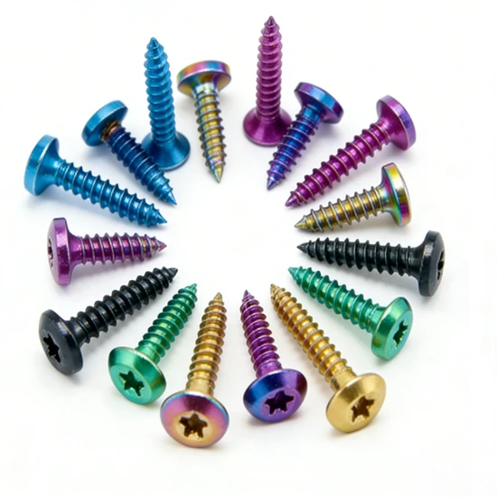 Titanium Cap Self Tapping Self Tapping Mini Screws and Fasteners